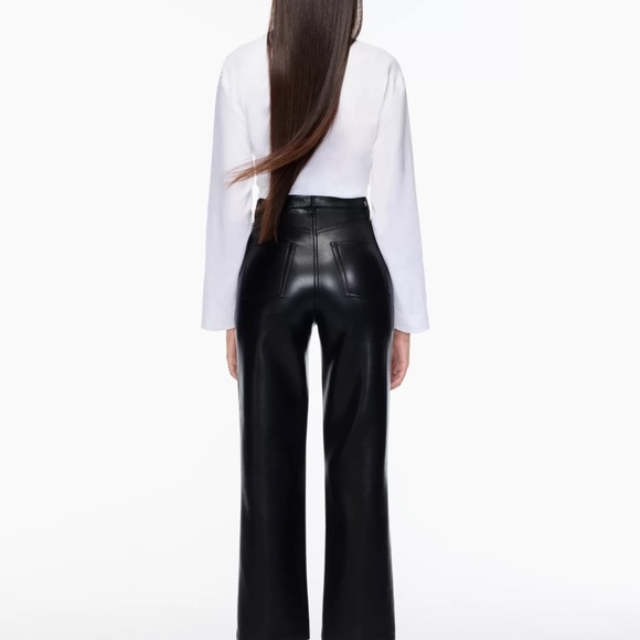 Wilfred Melina Cropped Pant in Vegan Leather NWT - Picture 2 of 6